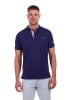 The Time of Bocha 2-delige set: poloshirts donkerblauw/wit