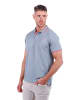 The Time of Bocha Poloshirt in Hellblau