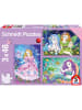 Schmidt Spiele 144tlg. Puzzle "Prinzessin, Fee & Meerjungfrau" - ab 4 Jahren