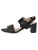 Caprice Skórzane sandały "Edison" w kolorze czarnym