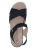 Caprice Leren sandalen "Babette" donkerblauw