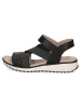 Caprice Leren sandalen "Kandy" zwart