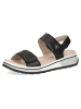 Caprice Leren sandalen "Vanda" zwart