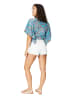 Ipanima Wickelbluse in Blau/ Rot