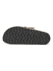 billowy Leren teenslippers beige/lichtbruin