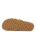 billowy Leren slippers geel
