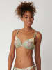 Triumph Bikinitop "Botanical Leaf" kaki