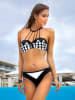 Meriell Club Bikini in Schwarz/ Weiß