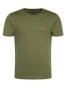 Hugo Boss 3er-Set: Shirts in Dunkelblau/ Khaki/ Schwarz