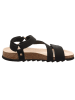 Legero Leren sandalen zwart
