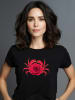 WOOOP Koszulka "Rose Crabe" w kolorze czarnym
