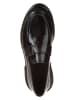Calvin Klein Leder-Mokassins in Schwarz