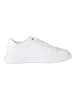 Calvin Klein Leder-Sneakers in Weiß