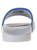 Calvin Klein Pantoletten in Blau/ Weiß