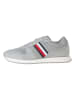 Tommy Hilfiger Leren sneakers grijs