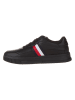 Tommy Hilfiger Shoes Leder-Sneakers in Schwarz