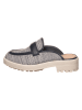 Tommy Hilfiger Shoes Leder-Clogs in Dunkelblau