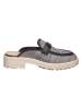 Tommy Hilfiger Shoes Leder-Clogs in Dunkelblau