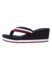 Tommy Hilfiger Teenslippers zwart/rood/wit