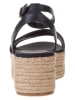Tommy Hilfiger Shoes Leder-Sandaletten in Dunkelblau