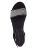 Tommy Hilfiger Shoes Leder-Sandaletten in Dunkelblau