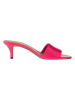 Tommy Hilfiger Skórzane klapki w kolorze różowym