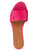 Tommy Hilfiger Shoes Leder-Pantoletten in Pink