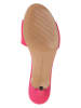 Tommy Hilfiger Shoes Leder-Pantoletten in Pink