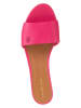 Tommy Hilfiger Shoes Leder-Pantoletten in Pink