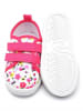 First Step Sneakers "Velcro" wit/roze