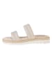 Ara Shoes Leren slippers crème