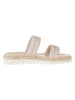 Ara Shoes Leren slippers crème