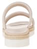 Ara Shoes Leren slippers crème