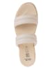 Ara Shoes Leren slippers crème