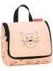 Reisenthel Toilettas abrikooskleurig/zwart - (B)18,5 x (H)16 x (D)7 cm