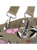 Reisenthel Shopper ''XL"' kaki/lichtroze - (B)68 x (H)45,5 x (D)20 cm
