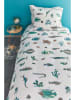 Hanneke de Jager Renforcé beddengoedset "Deep the Sea" wit/groen