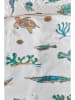 Hanneke de Jager Renforcé beddengoedset "Deep the Sea" wit/groen