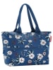 Reisenthel Shopper "e1" donkerblauw/crème - (B)50 x (H)26,5 x (D)16,5 cm