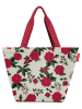 Reisenthel Shopper "M" in Creme/ Rot - (B)51 x (H)30,5 x (T)26 cm