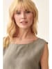 TATUUM Lniany top w kolorze khaki
