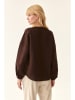 TATUUM Bluse in Dunkelbraun