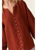 TATUUM Bluse in Rotbraun