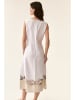 TATUUM Leinen-Kleid in Weiß/ Creme