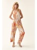 TATUUM Jumpsuit in Creme/ Orange