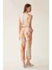 TATUUM Jumpsuit in Creme/ Orange