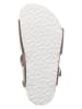 Birkenstock Sandalen "Rio" zilverkleurig - wijdte S