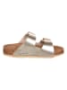 Birkenstock Pantoletten "Arizona" in Gold - Weite S