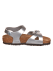 Birkenstock Sandalen "Rio" zilverkleurig - wijdte S
