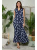 Lin Passion Leinen-Kleid in Dunkelblau